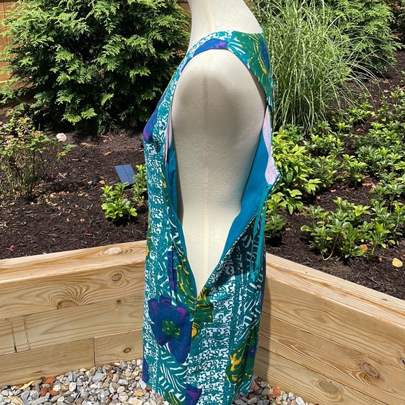 Anthropologie Vanessa Virginia Hibiscus Tribal Sheath Dress - Picture 9 of 12